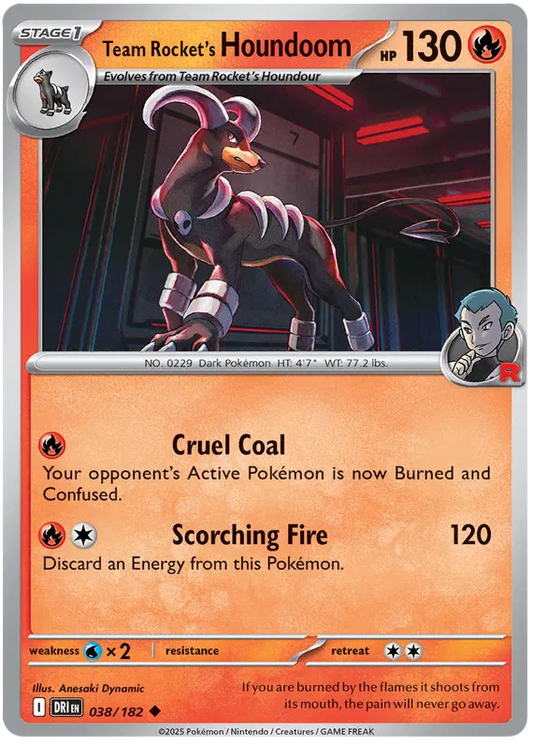 Team Rocket's Houndoom 038/182