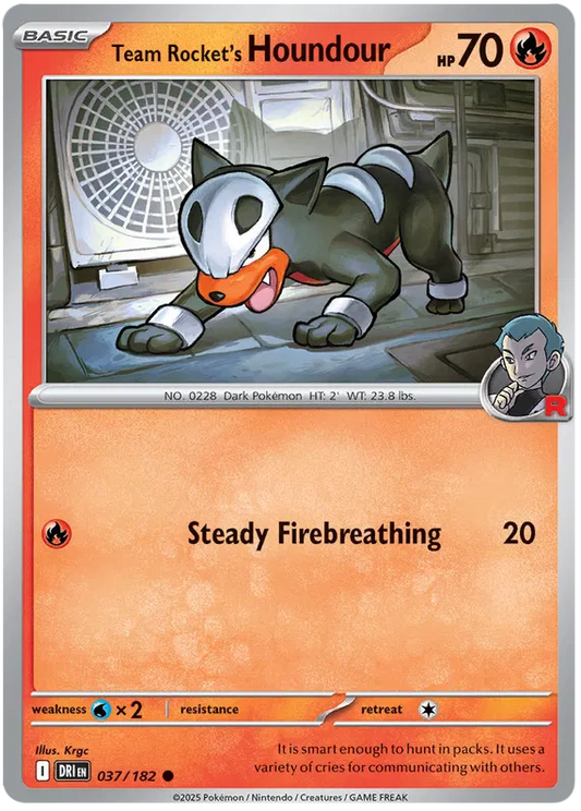 Team Rocket's Houndour 037/182