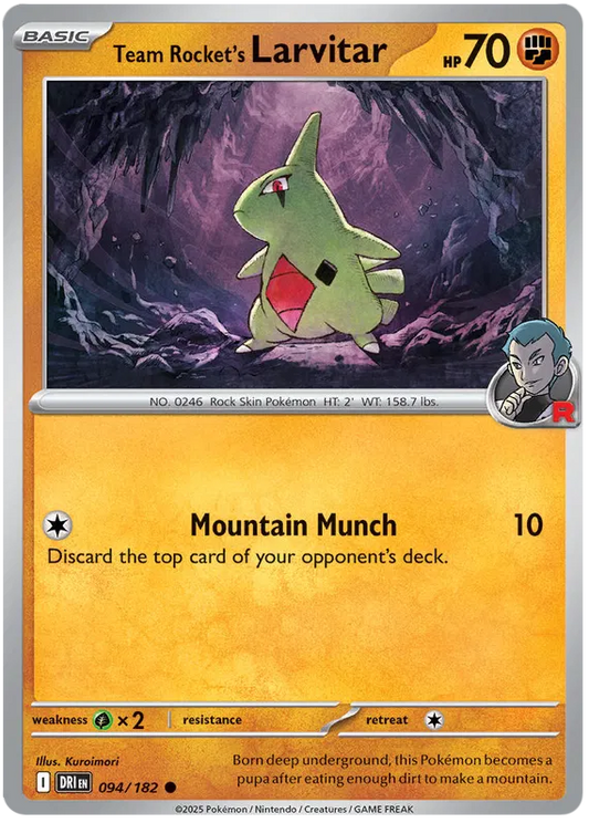 Team Rocket's Larvitar 094/182