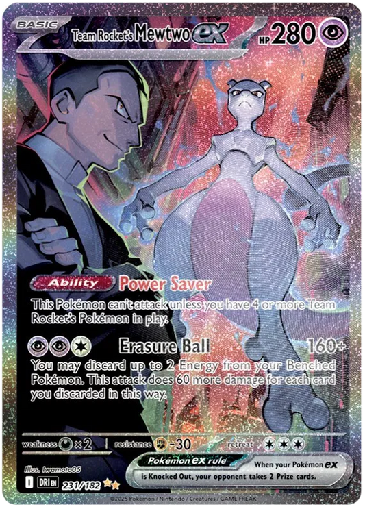 Team Rocket's Mewtwo EX 231/182