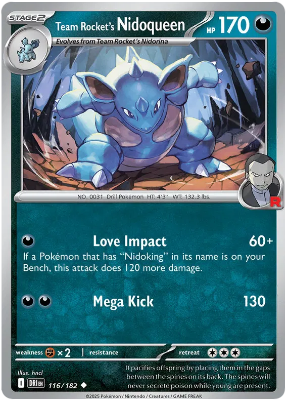 Team Rocket's Nidoqueen 116/182