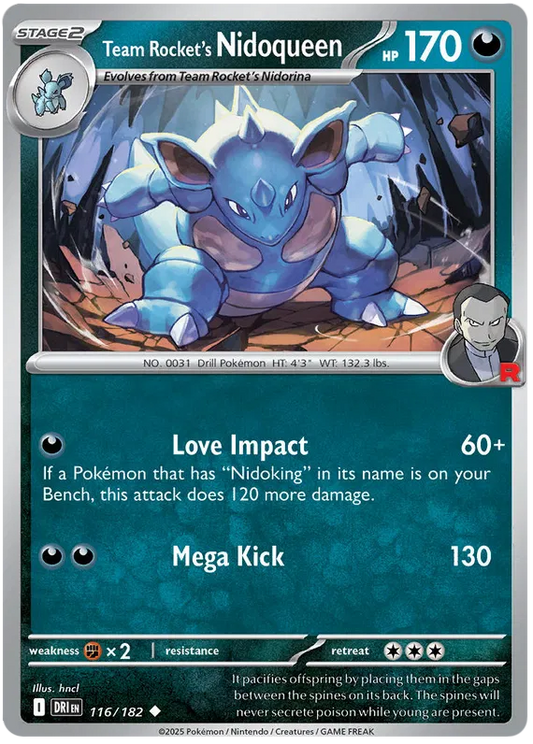 Team Rocket's Nidoqueen 116/182