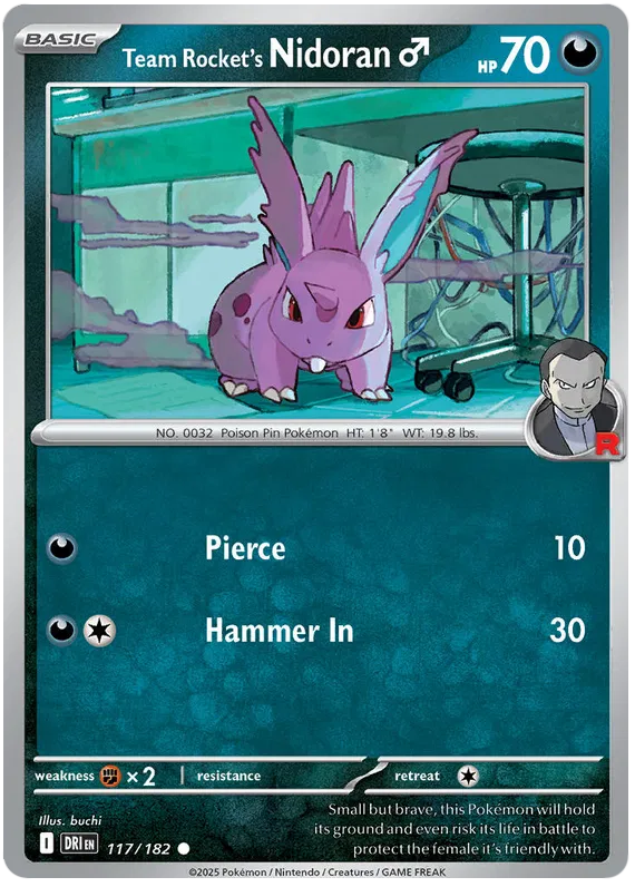Team Rocket's Nidoran 117/182