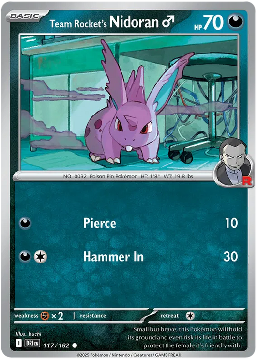 Team Rocket's Nidoran 117/182