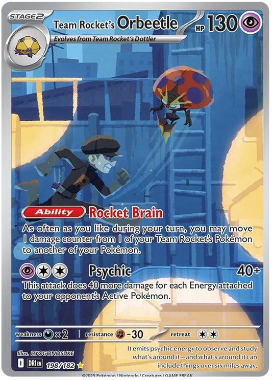 Team Rocket's Orbeetle 198/182