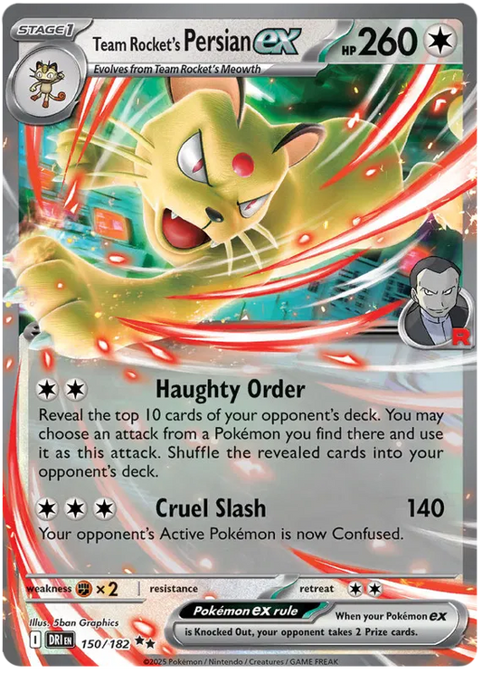 Team Rocket's Persian EX 150/182