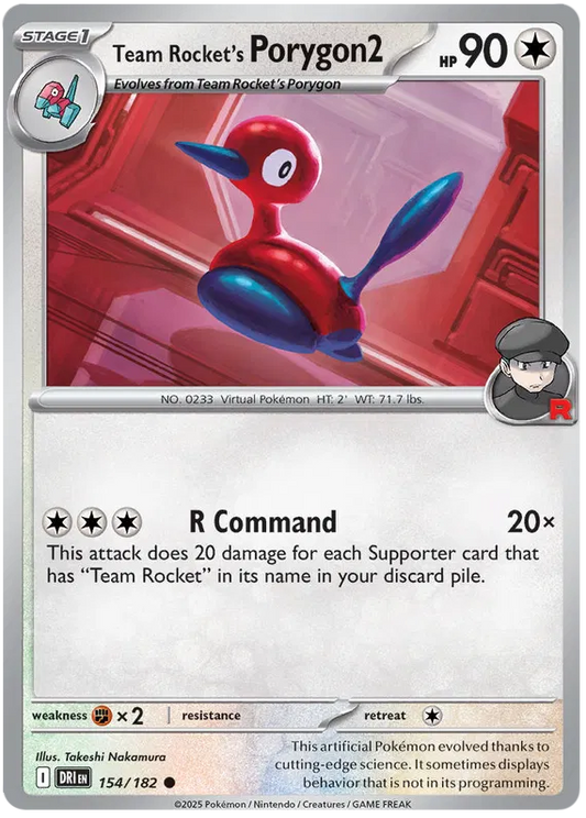 Team Rocket's Porygon2 154/182