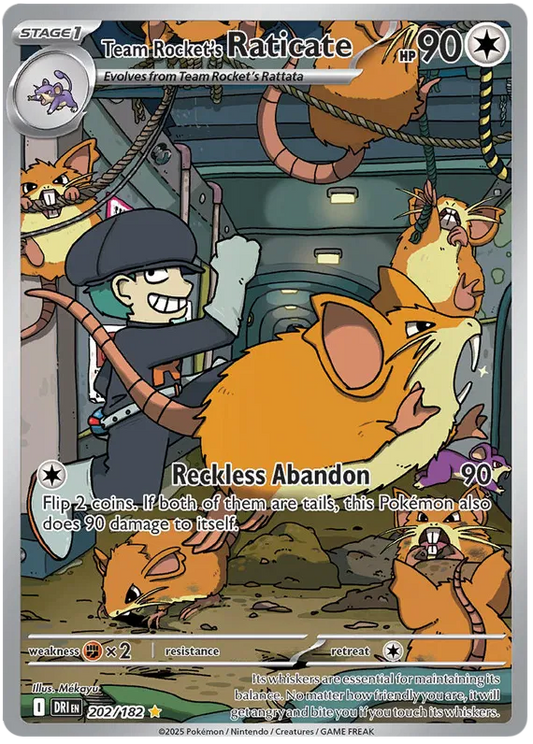 Team Rocket's Raticate 202/182