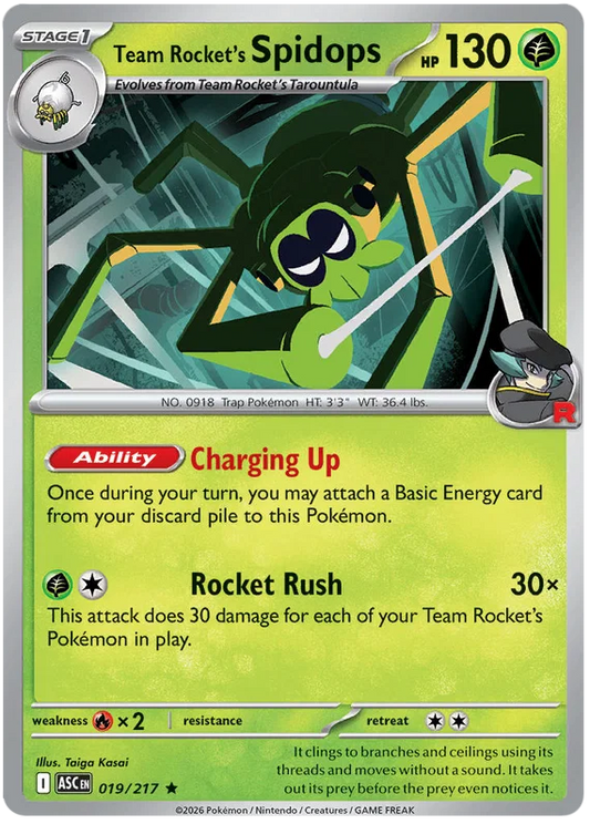 Team Rocket's Spidops 019/217