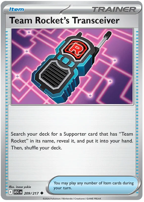 Team Rocket's Transceiver 209/217