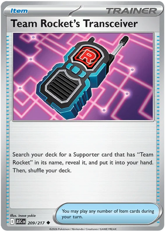 Team Rocket's Transceiver 209/217