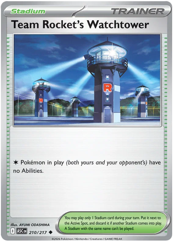 Team Rocket's Watch Tower 210/217