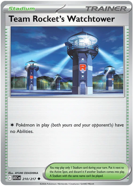 Team Rocket's Watch Tower 210/217
