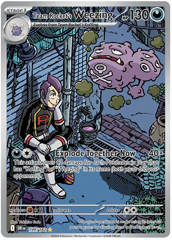 Team Rocket's Weezing 199/182