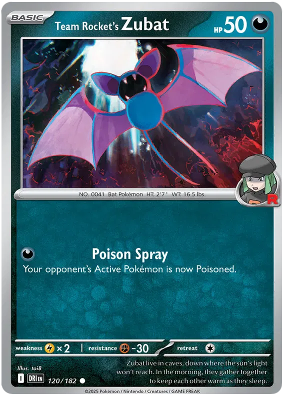 Team Rocket's Zubat 120/182