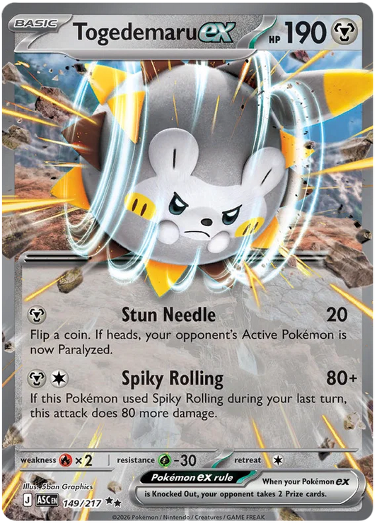 Togedemaru EX 149/217