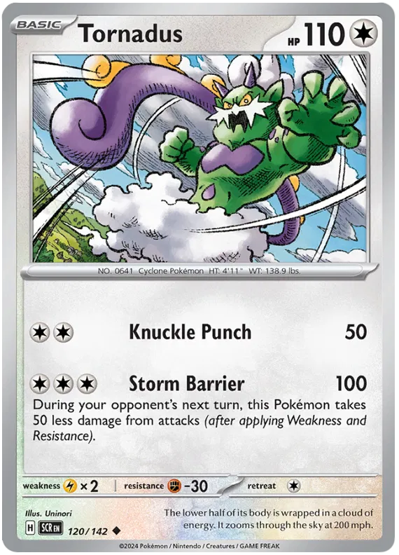 Tornadus 120/142