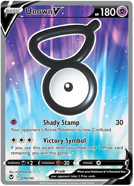 Unown V 176/195