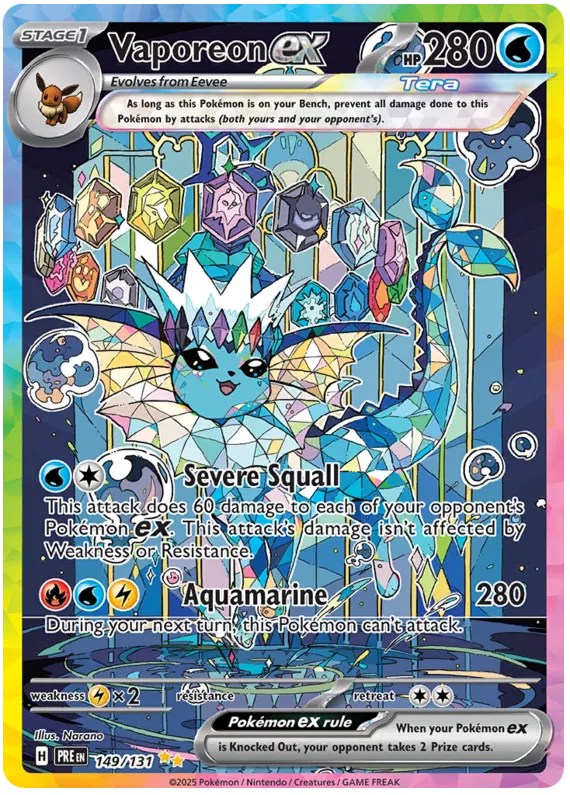 Vaporeon EX 149/131