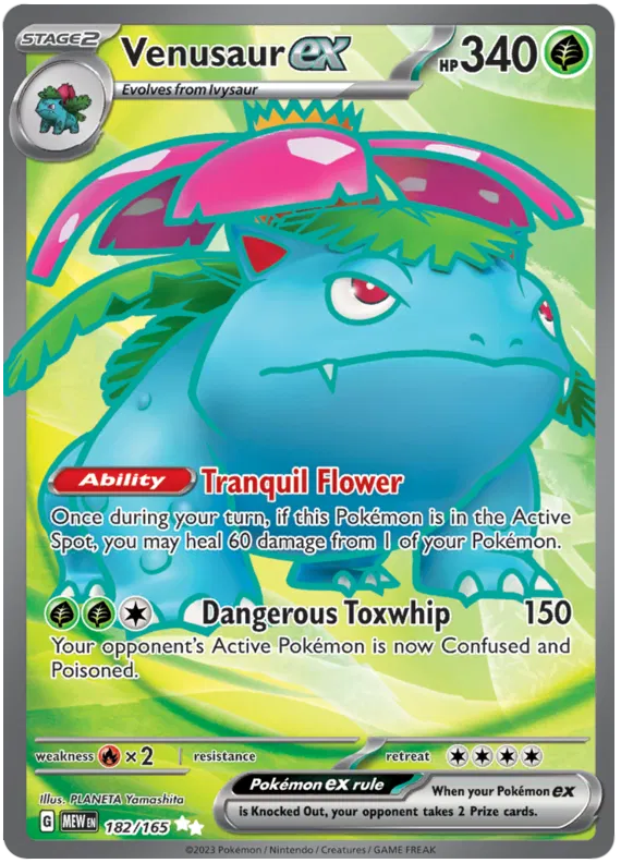 Venusaur EX 182/165