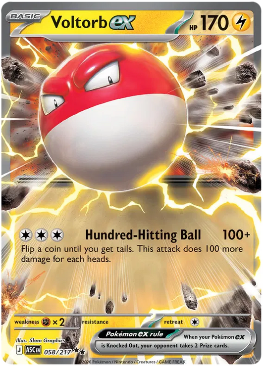 Voltorb EX 058/217