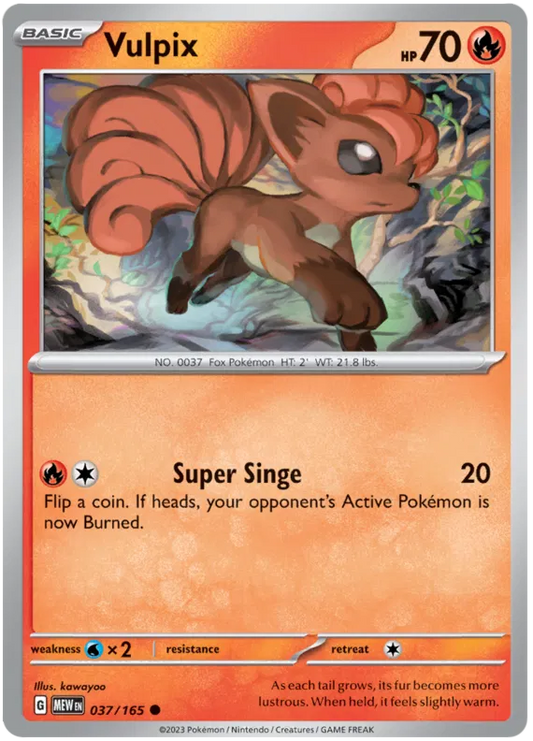 Vulpix 037/165