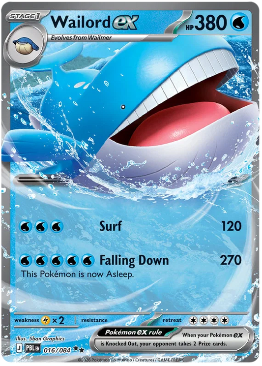 Wailord EX 016/084