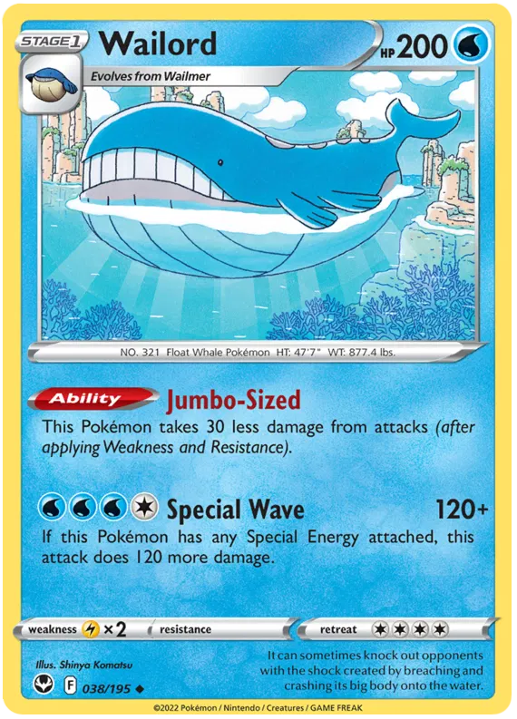 Wailord 038/195