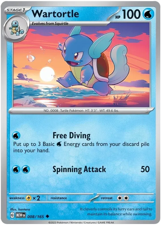 Wartortle 008/165