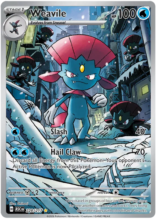 Weavile 228/217