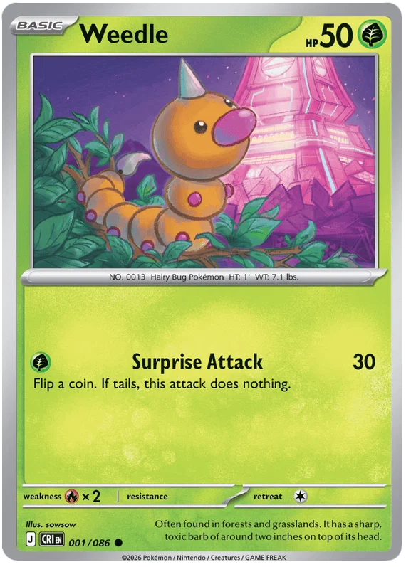 Weedle 001/086