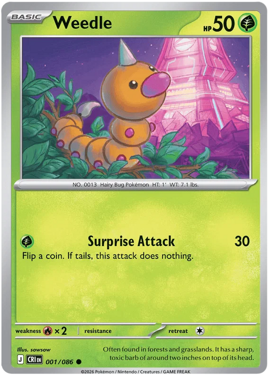 Weedle 001/086