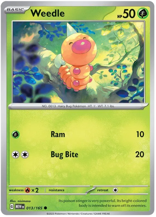 Weedle 013/165