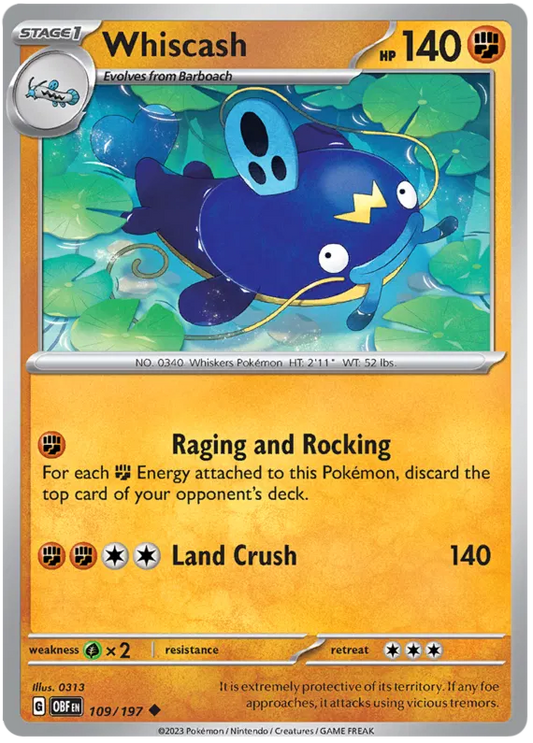 Whiscash 109/197