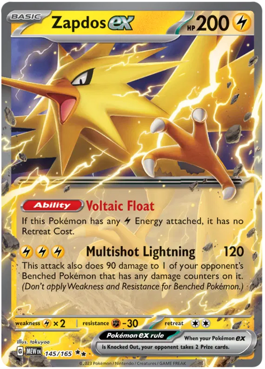 Zapdos EX 145/165