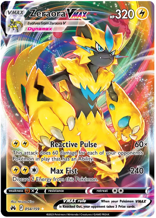 Zeraora Vmax 054/159