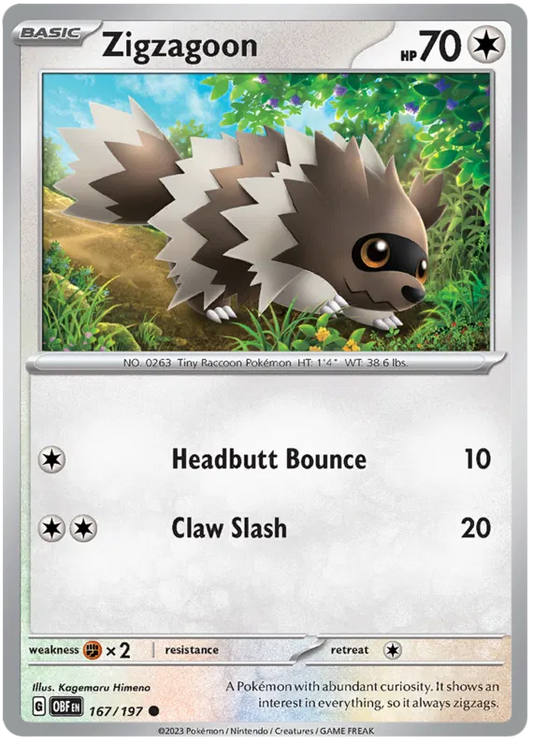 Zigzagoon 167/197